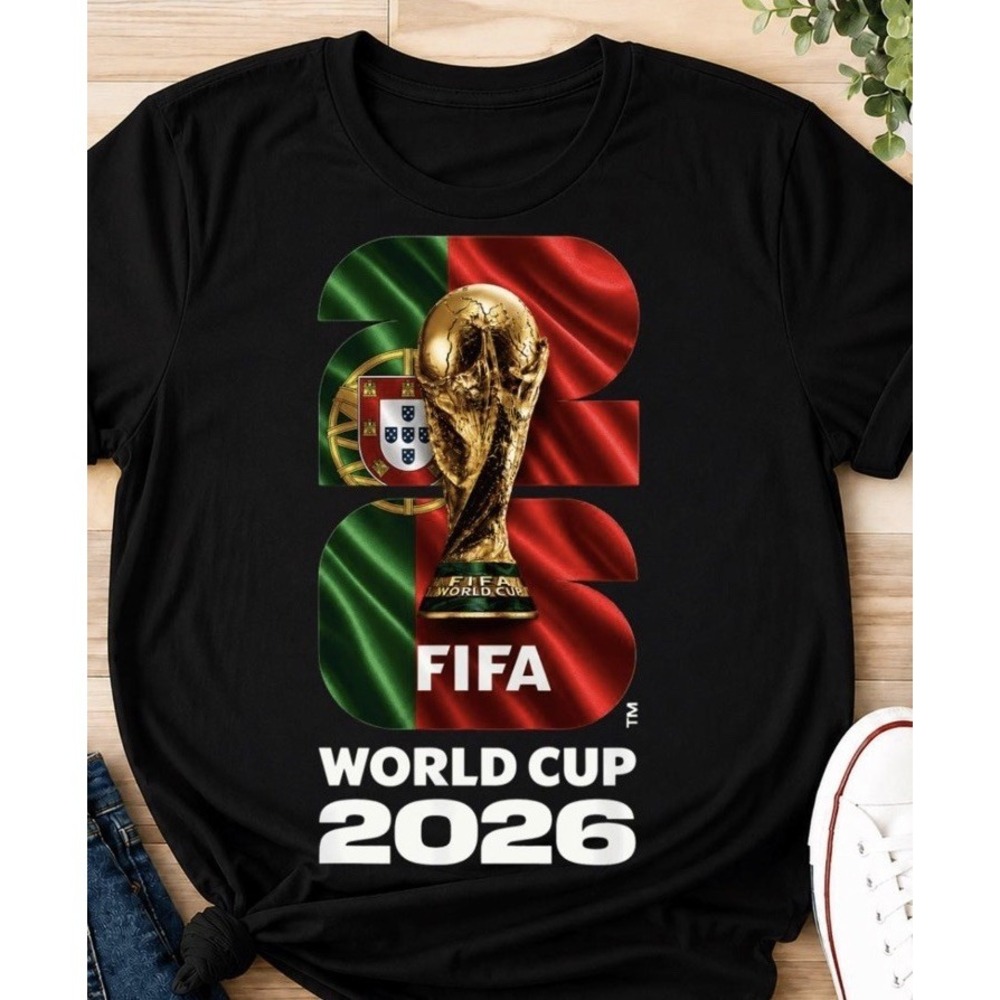 Portugal National Soccer Team 2026 Let's Go Portugal 🇵🇹 T-Shirt Unisex 2XL‎